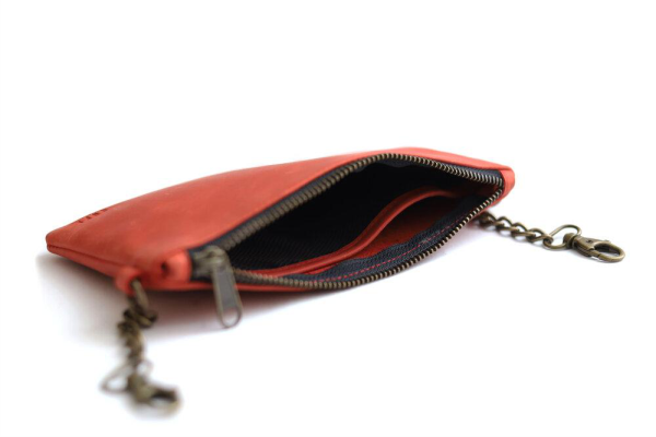 HIP BAG - RED LEATHER