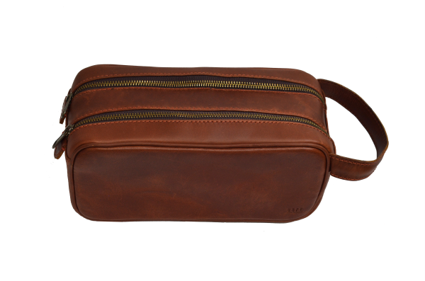 NECESER R BROWN LEATHER